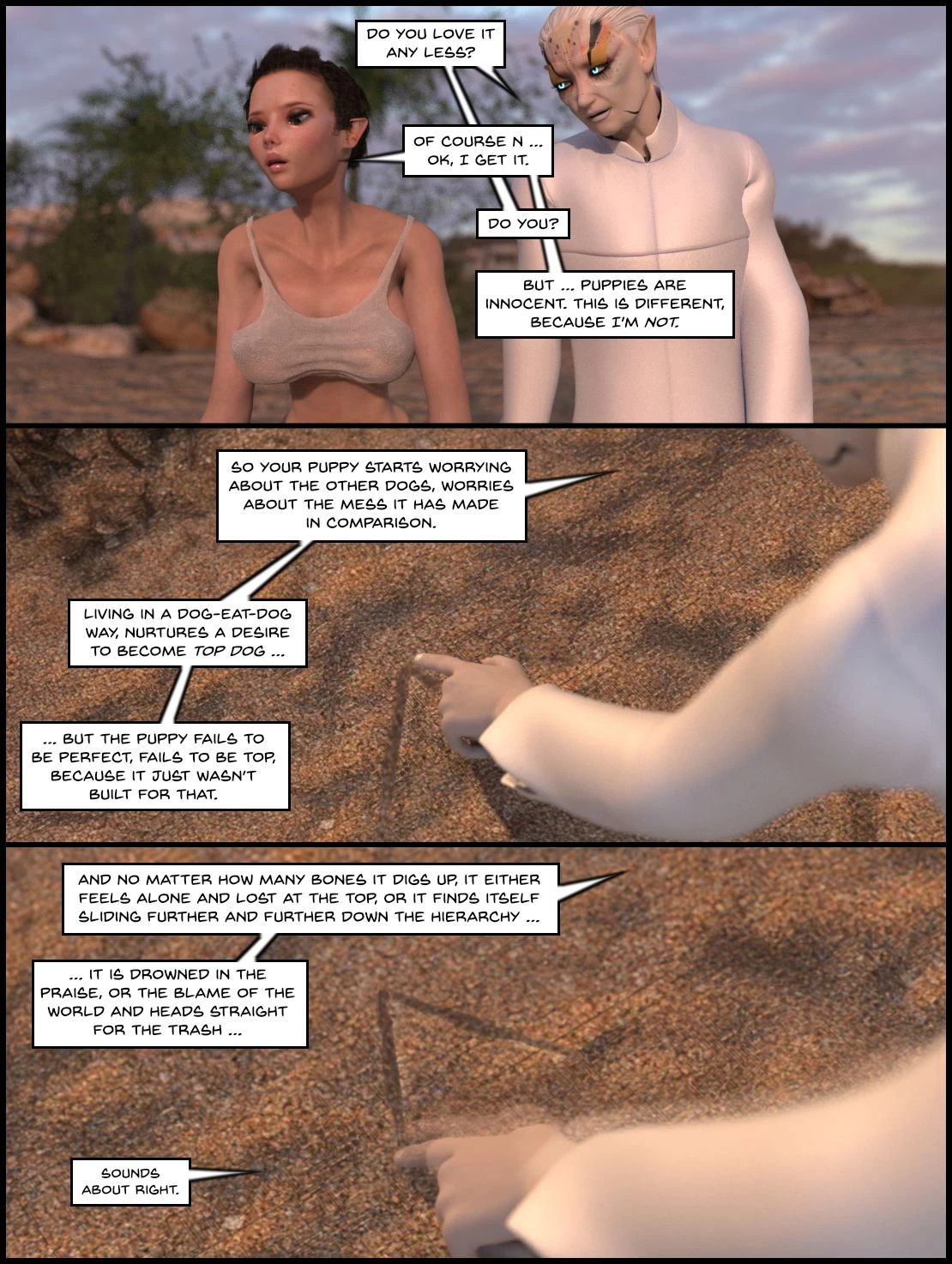 One Human Being 8 - Between two worlds porn comic picture 117