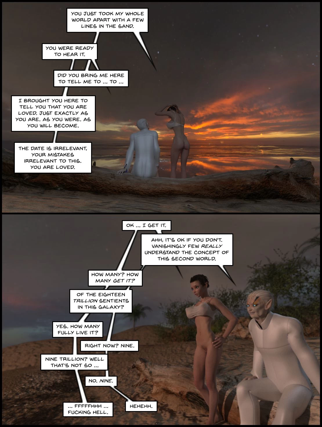 One Human Being 8 - Between two worlds porn comic picture 120