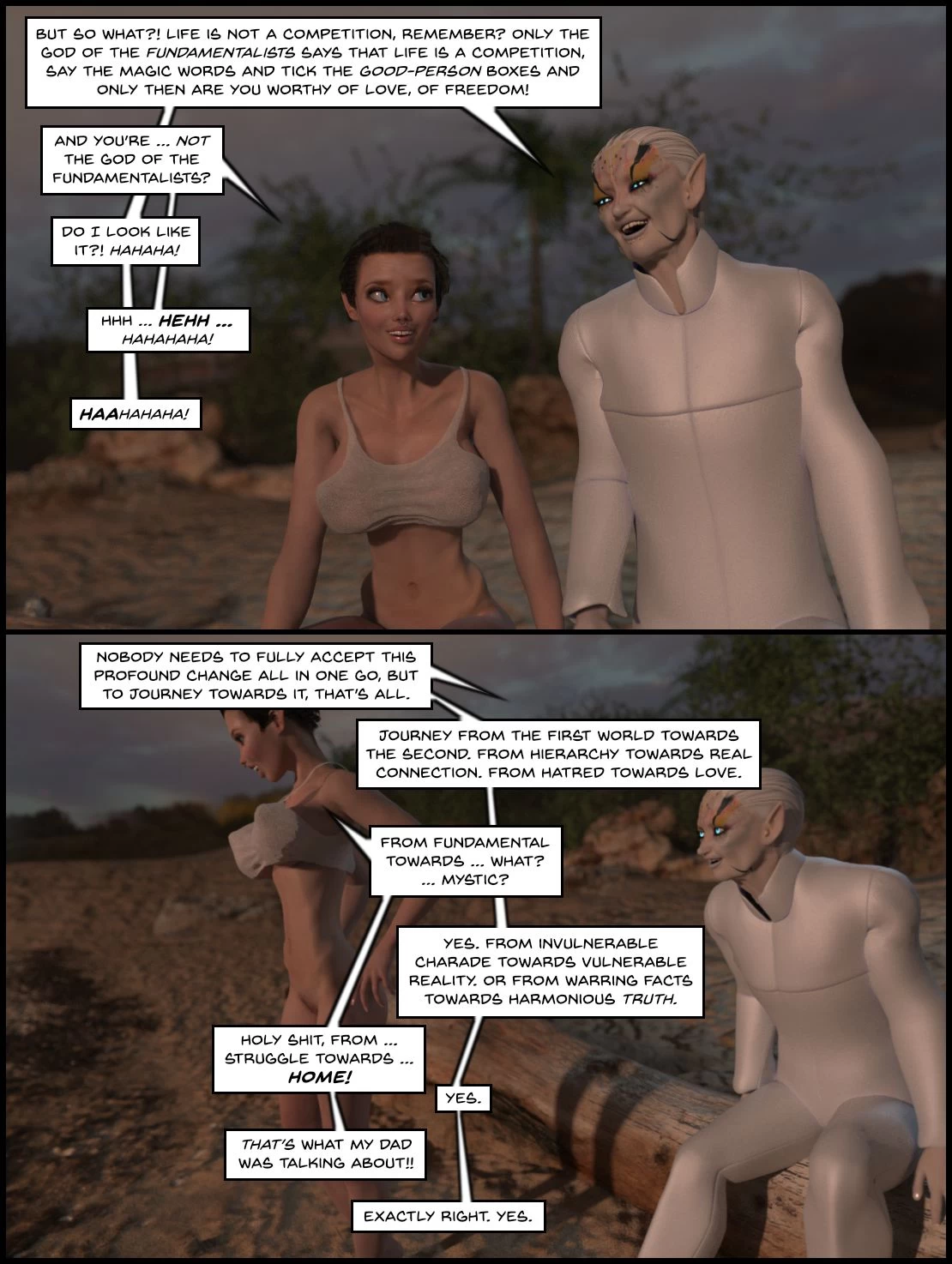 One Human Being 8 - Between two worlds porn comic picture 121