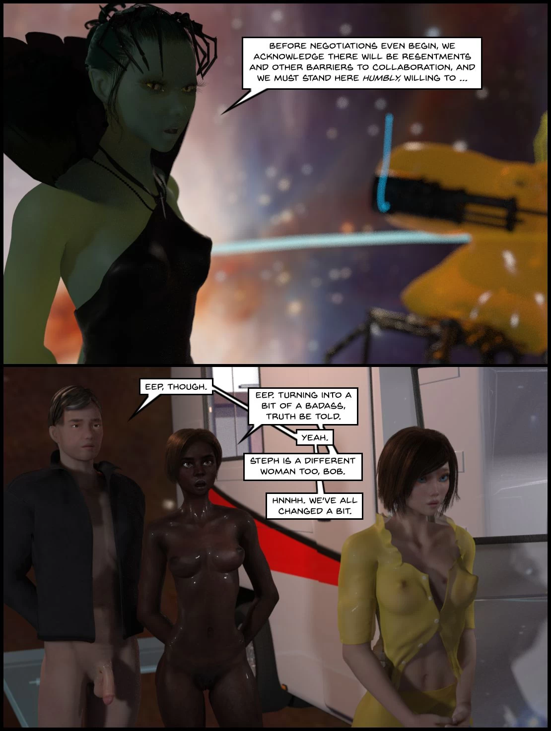 One Human Being 8 - Between two worlds porn comic picture 74