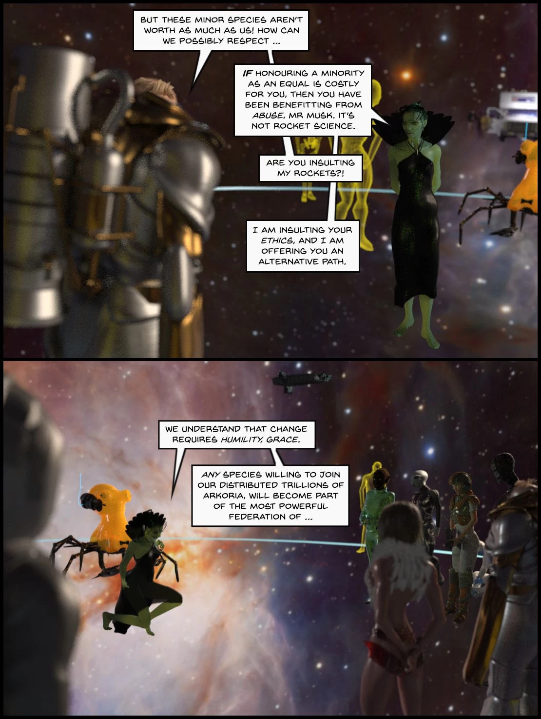 One Human Being 8 - Between two worlds porn comic picture 80