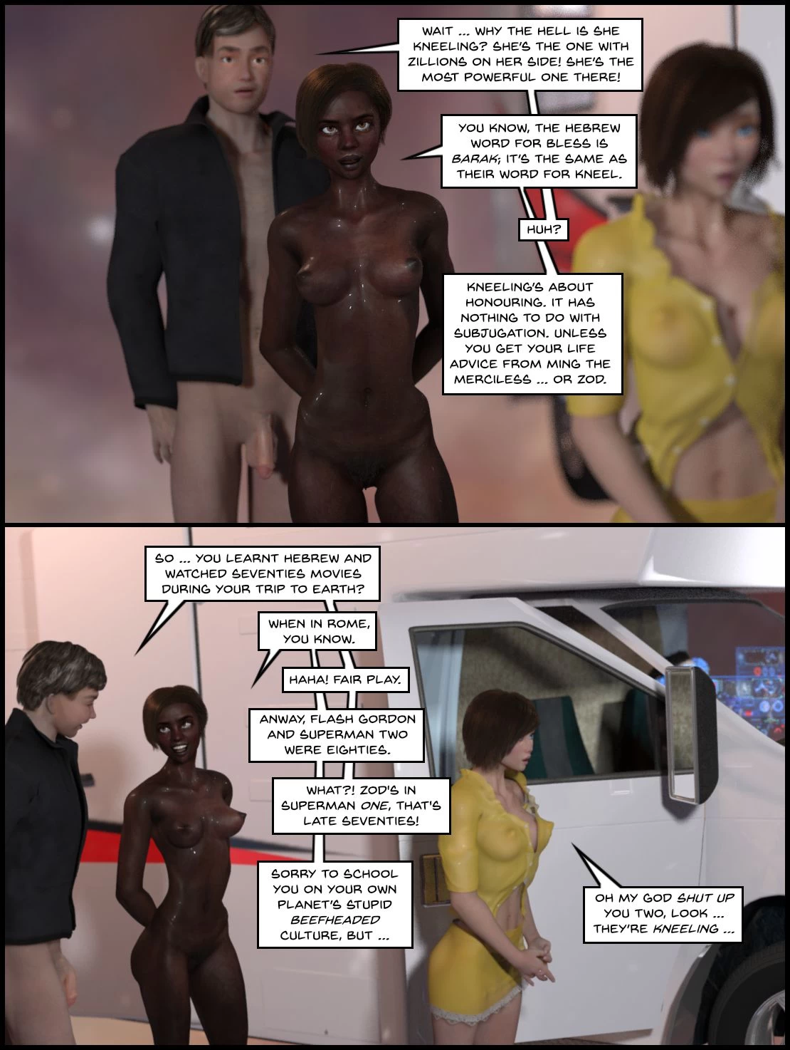 One Human Being 8 - Between two worlds porn comic picture 81