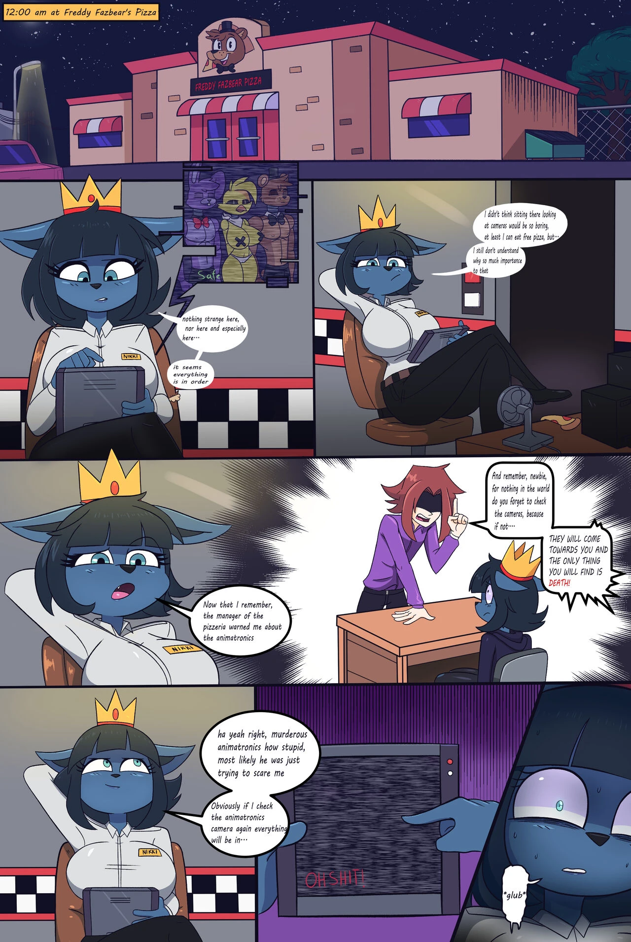 One Night With Freddy porn comic picture 1