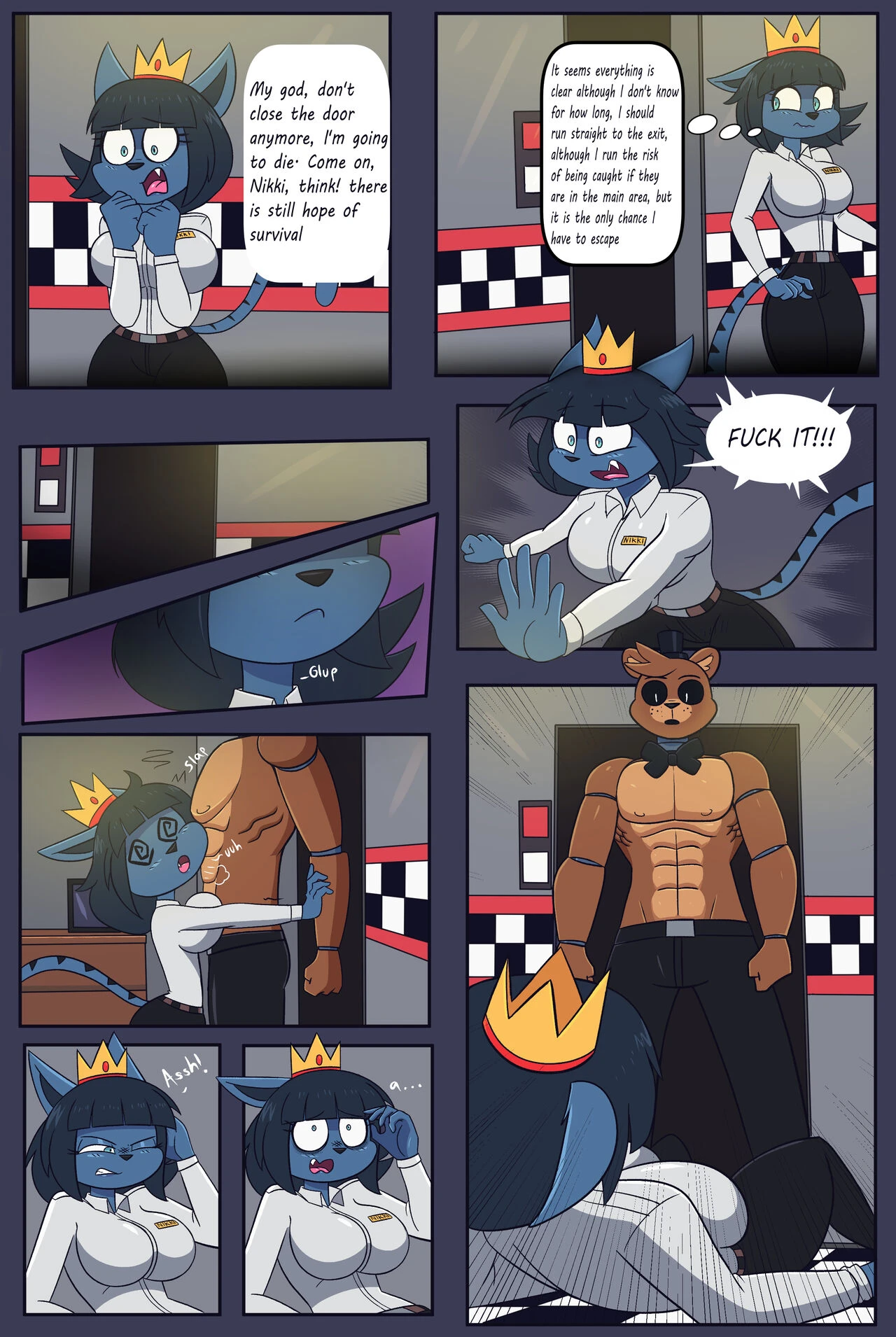 One Night With Freddy porn comic picture 3