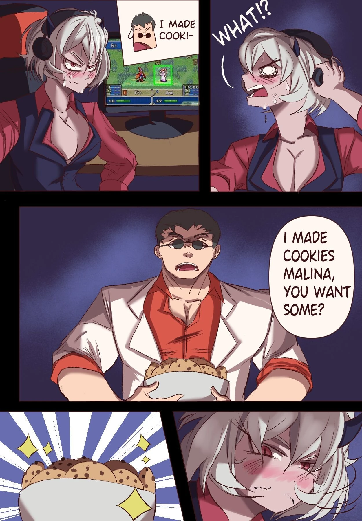 One Night with Malina porn comic picture 3