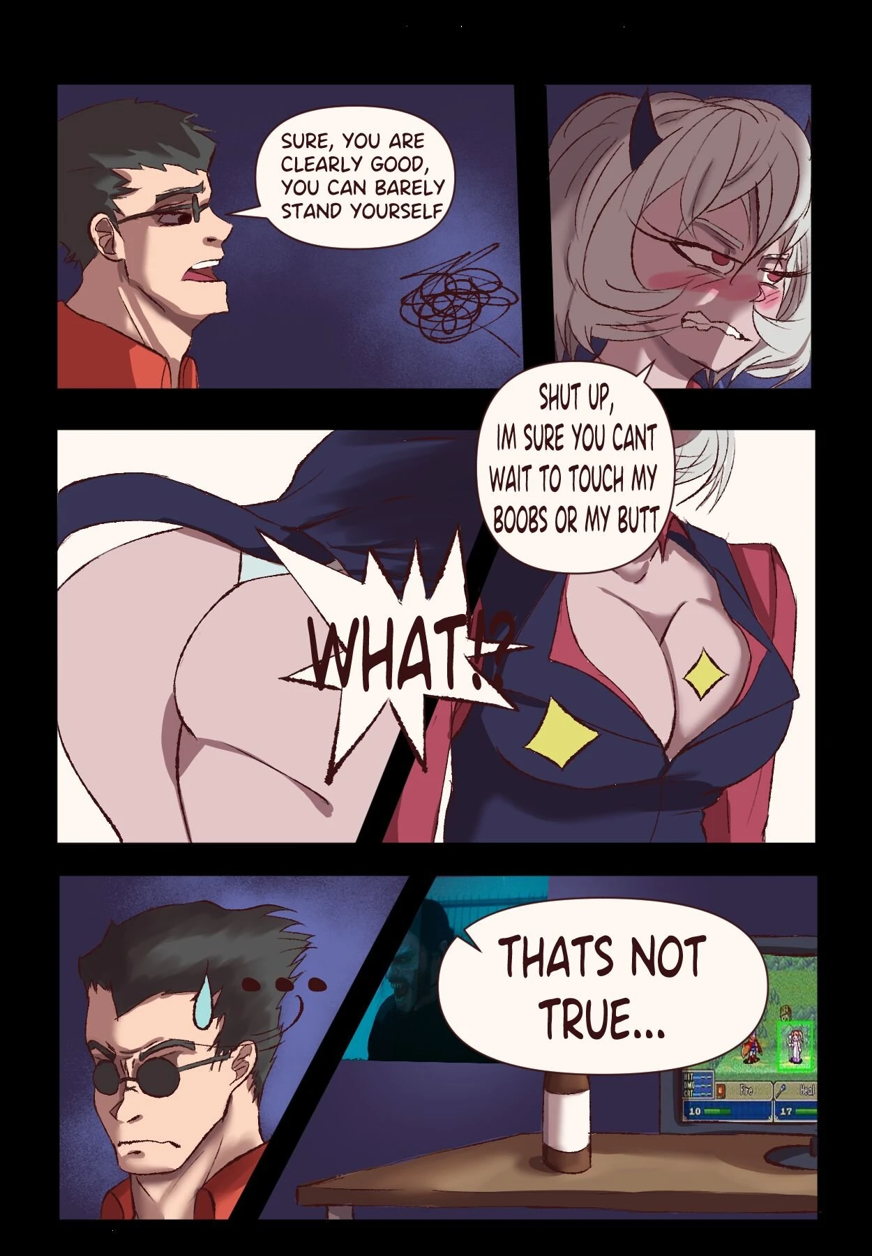 One Night with Malina porn comic picture 7