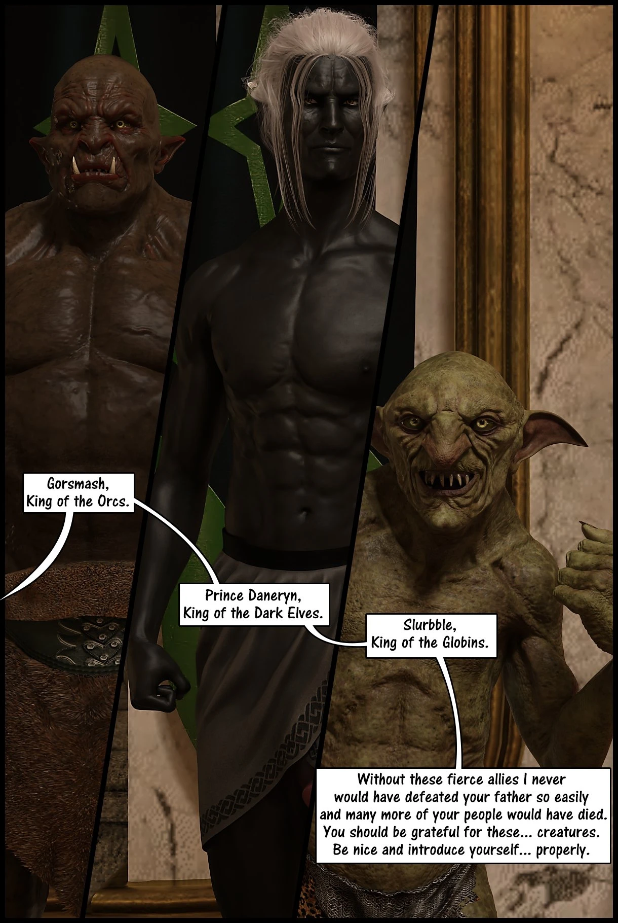 One Shot 3 - Queen Tessa porn comic picture 3