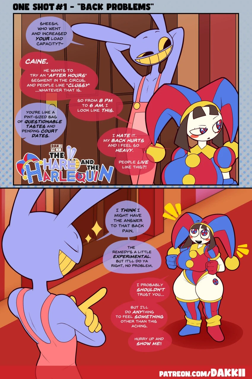 One Shot-"Back Problems" porn comic picture 2