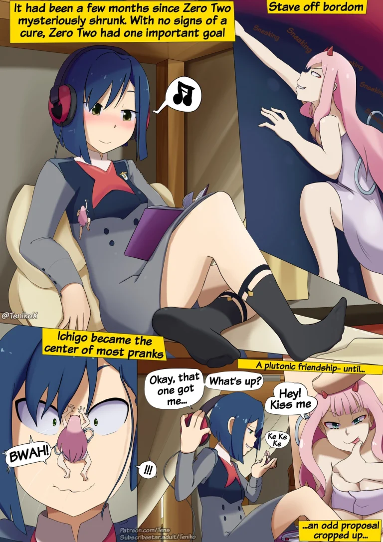 One Small Zero two porn comic picture 1