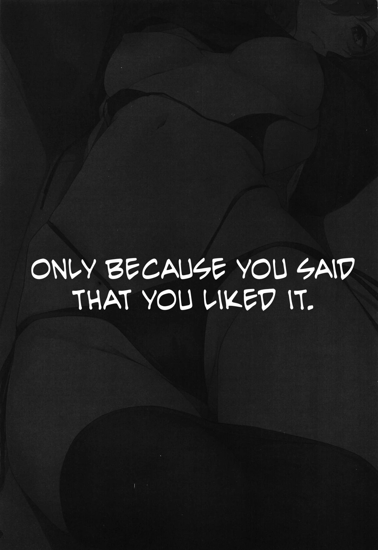 Only because you said that you liked it | Anata ga Sukitte Ittakara porn comic picture 2