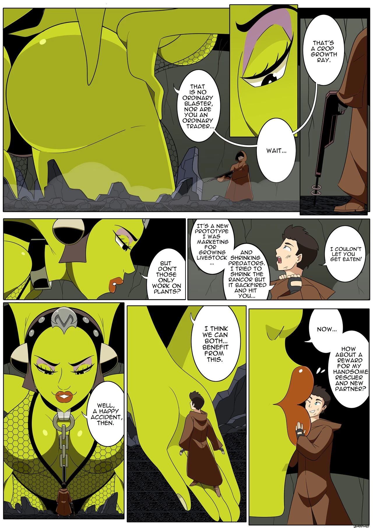 Oola's Big Break porn comic picture 3