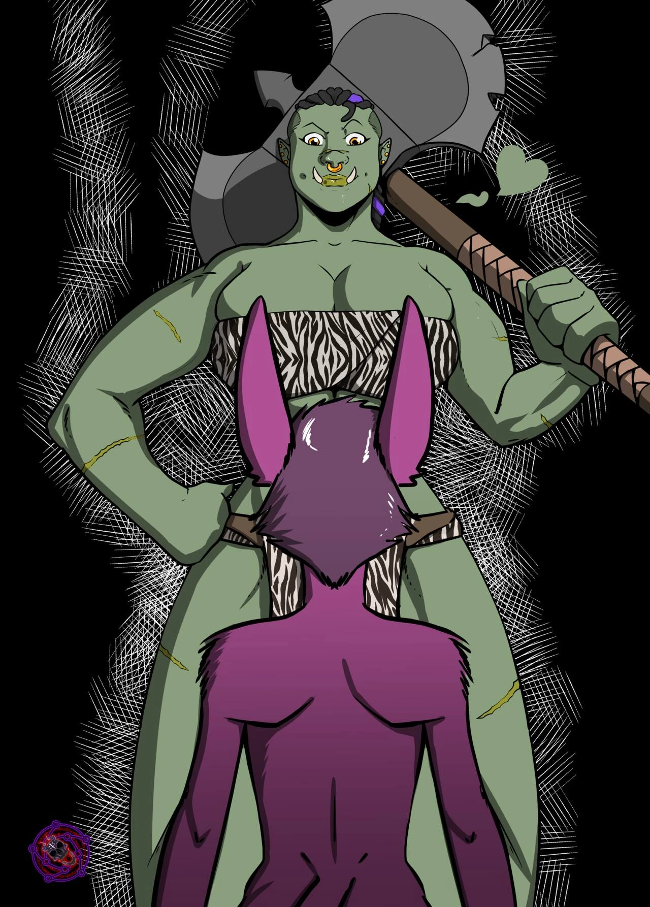 Orcess Bundle porn comic picture 1