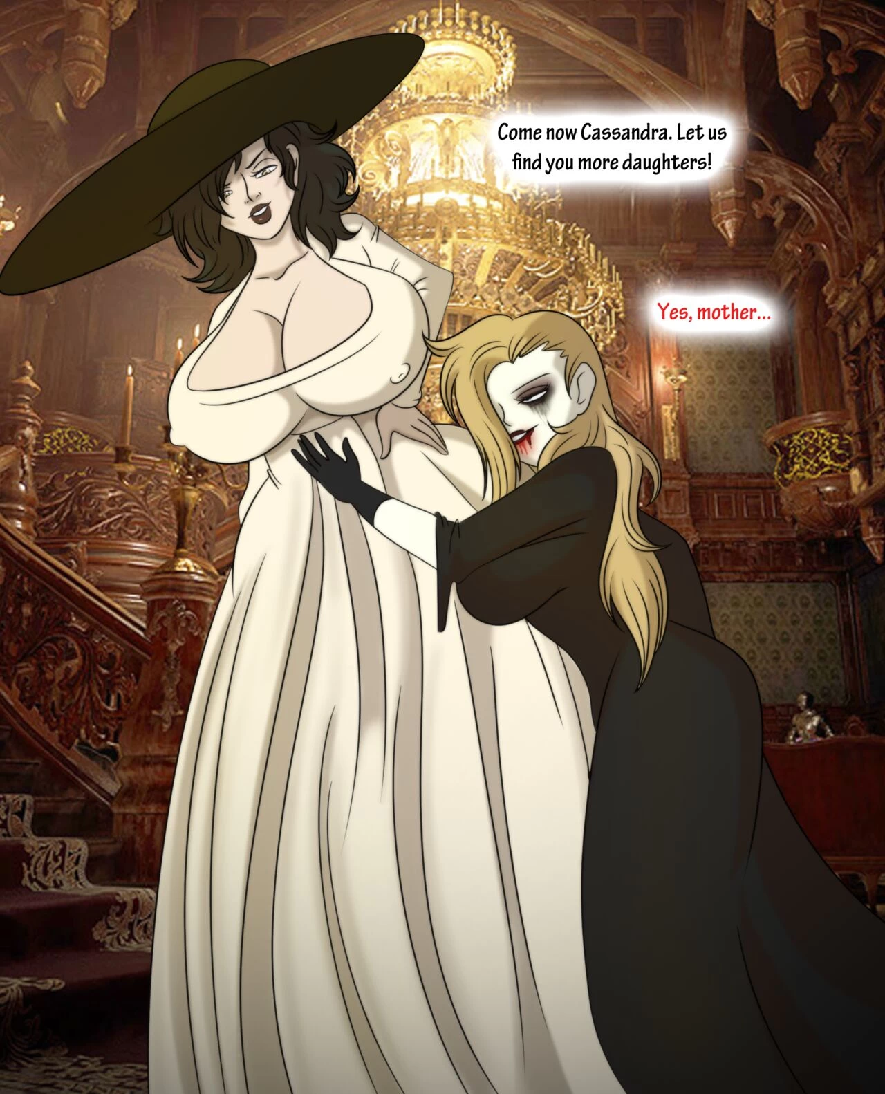 Origins of Lady Dimitrescu porn comic picture 22