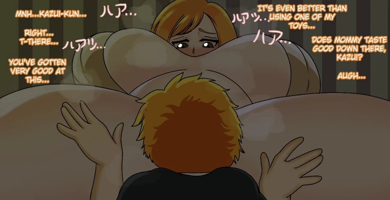 Orihime and her son porn comic picture 3