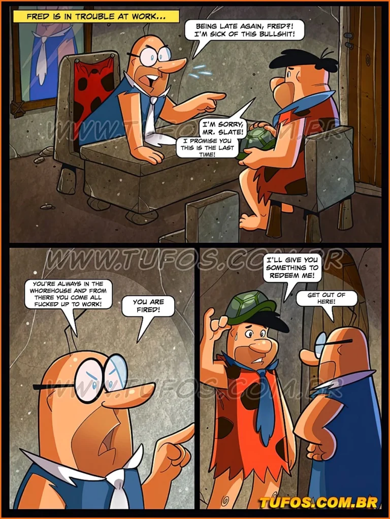 Os Flintstoons 11 - Saving the Job With the Pussy porn comic picture 2