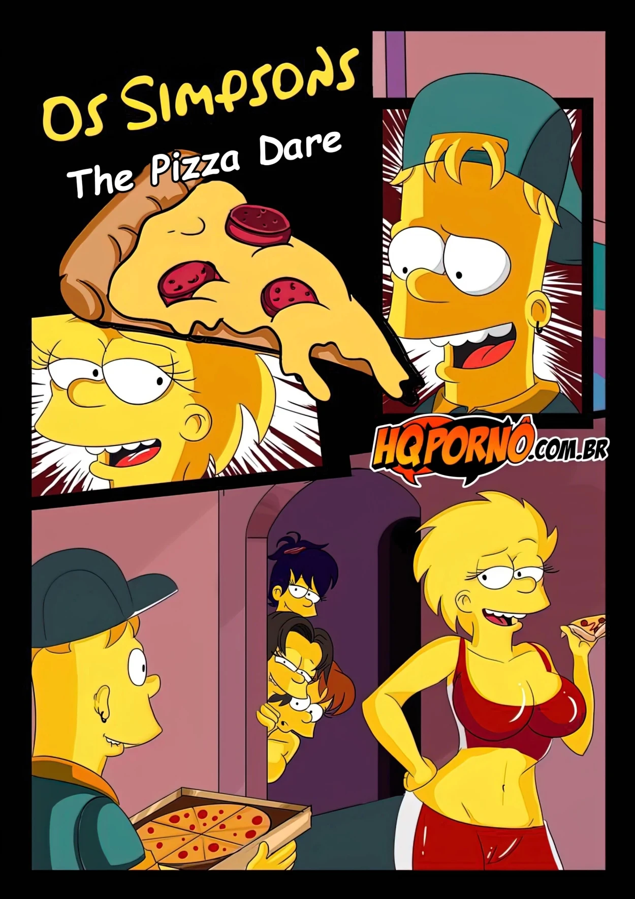 OS Simpsons 2 - The Pizza Dare porn comic picture 1