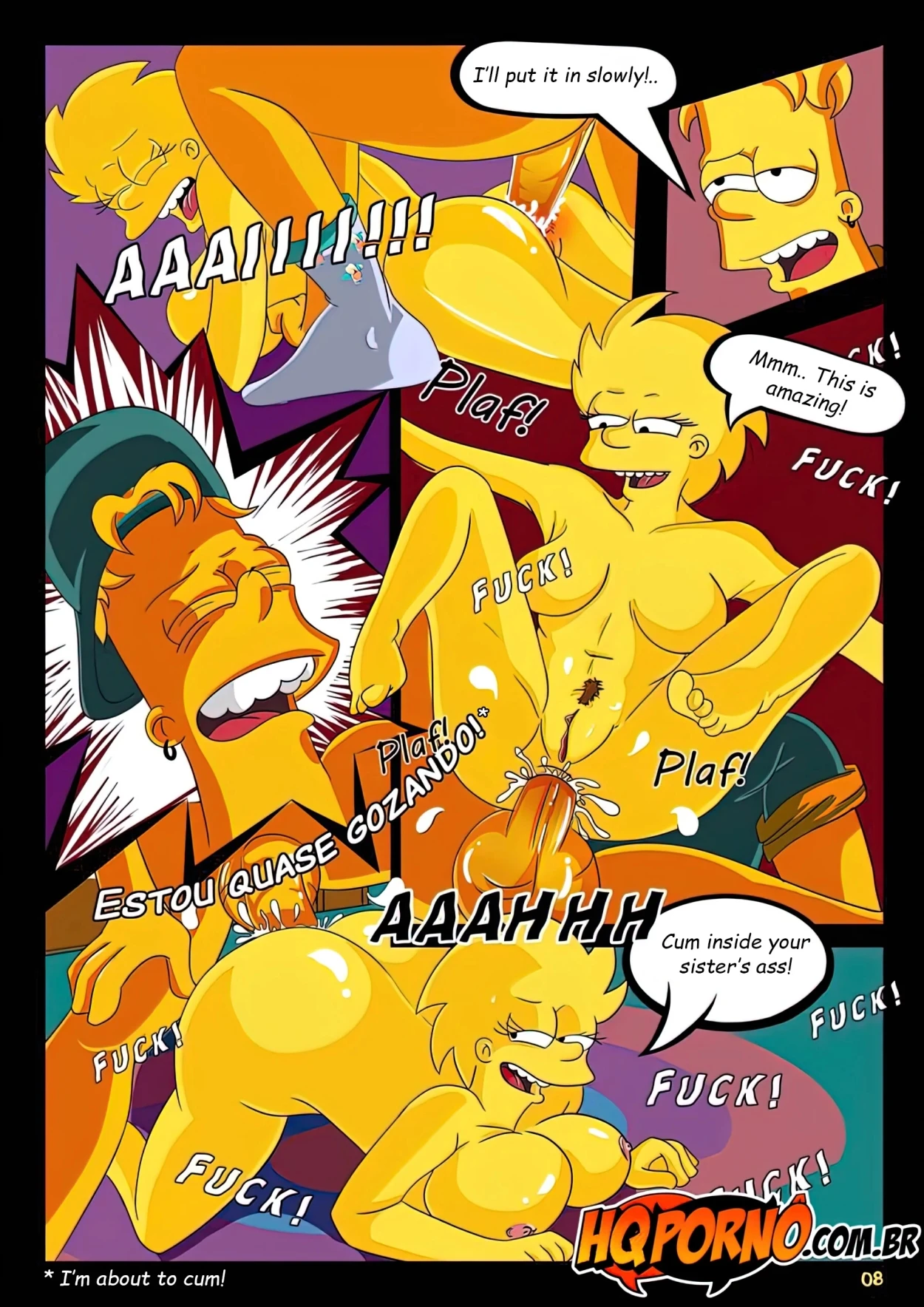 OS Simpsons 2 - The Pizza Dare porn comic picture 9