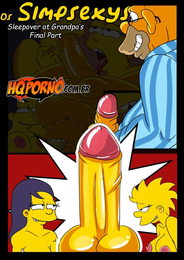 OS Simpsons - Sleepover At Grandpa's House 02 porn comic picture 1