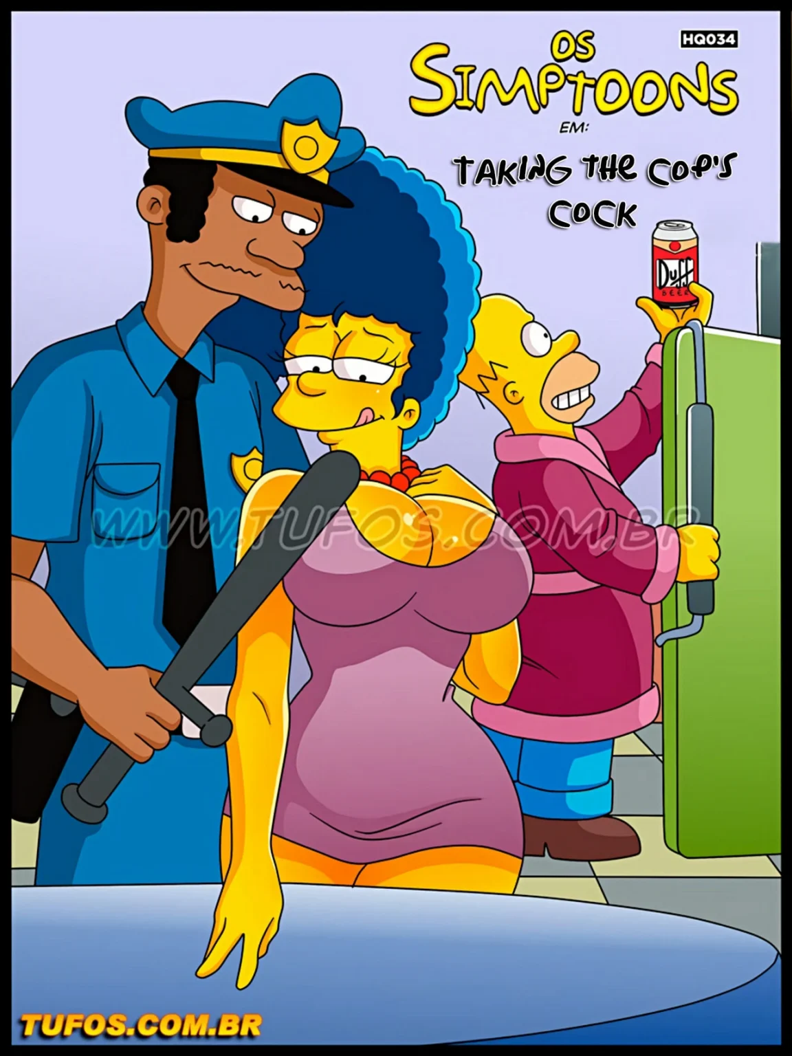 Os Simptoons 34 - Taking The Cops Cock porn comic picture 1