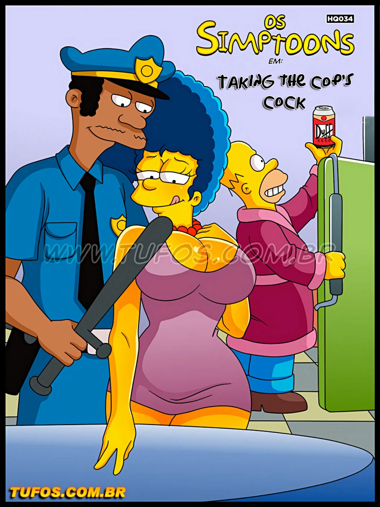 Os Simptoons 34 - Taking The Cops Cock porn comic picture 1