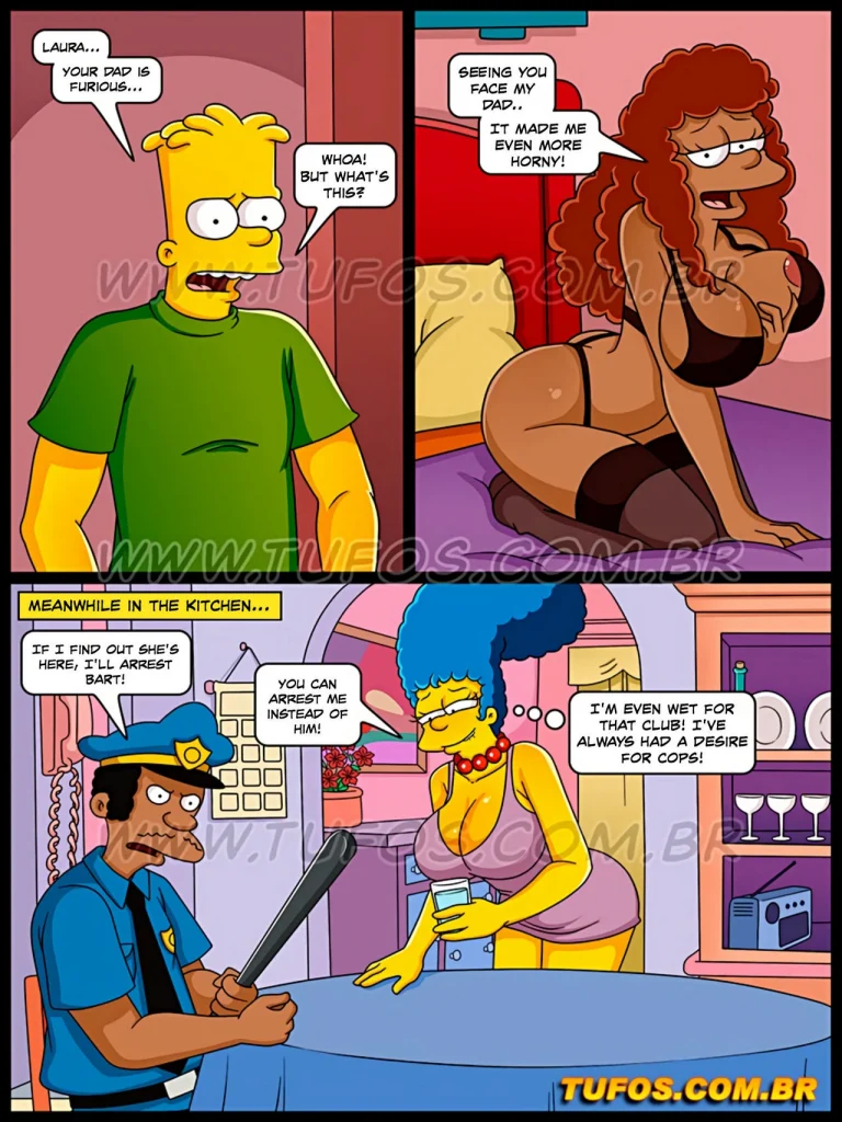 Os Simptoons 34 - Taking The Cops Cock porn comic picture 5