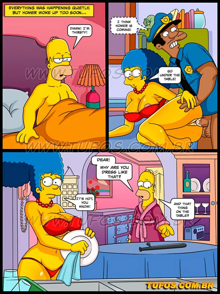 Os Simptoons 34 - Taking The Cops Cock porn comic picture 8