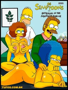 Os Simptoons 36 – Betrayal in The Massage Parlor porn comic picture 1