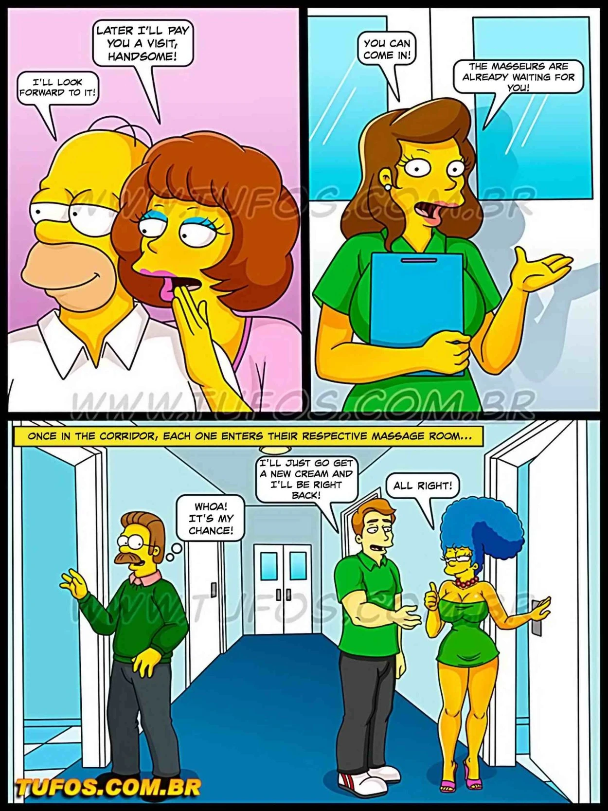 Os Simptoons 36 – Betrayal in The Massage Parlor porn comic picture 4