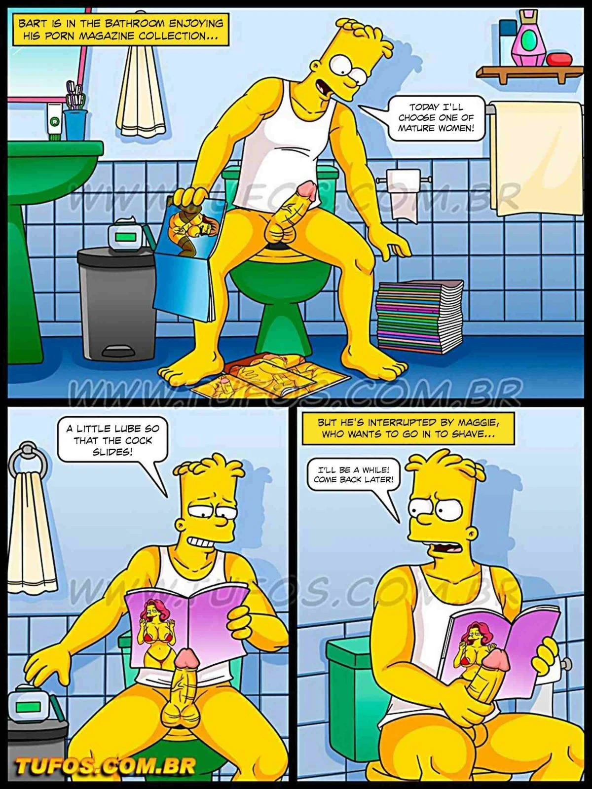 Os Simptoons 37 – Smooth Or Hairy Pussy? porn comic picture 2