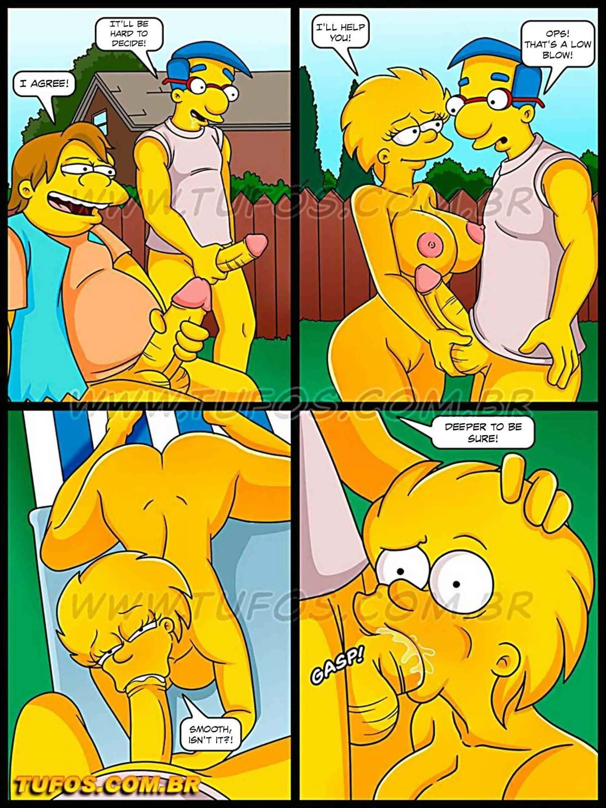 Os Simptoons 37 – Smooth Or Hairy Pussy? porn comic picture 9