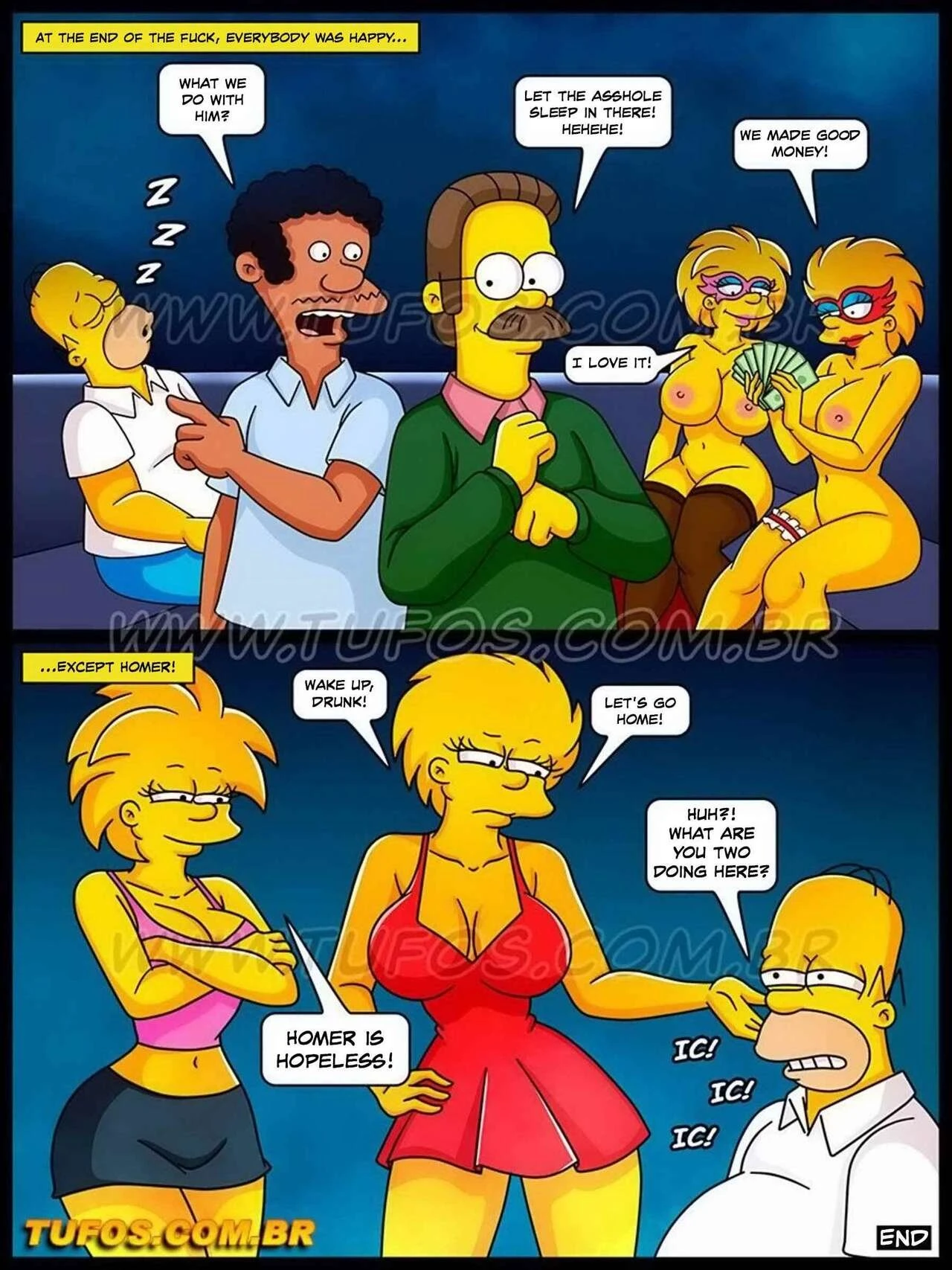 Os Simptoons 40 – A Very Crazy Night porn comic picture 15
