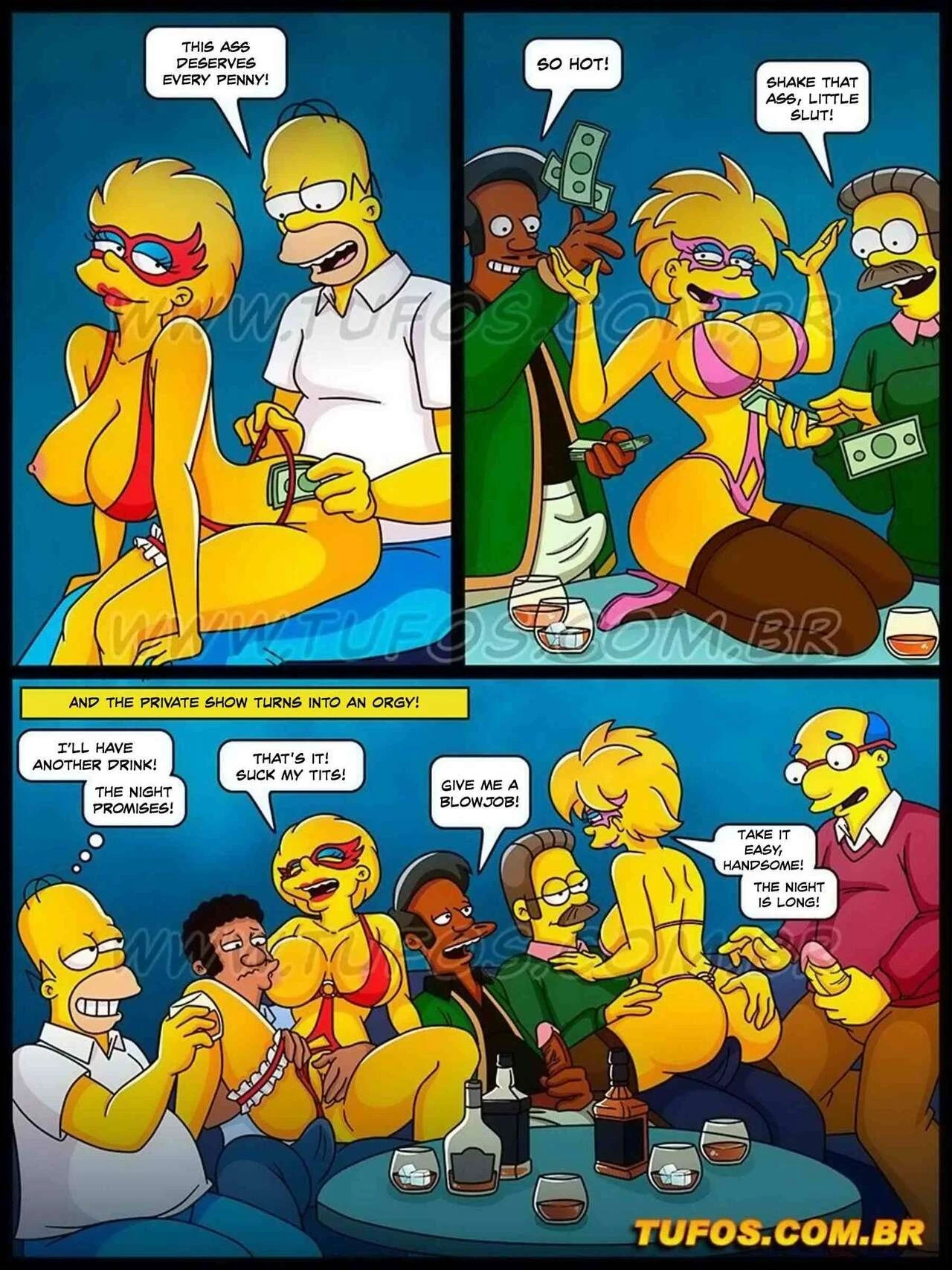 Os Simptoons 40 – A Very Crazy Night porn comic picture 5