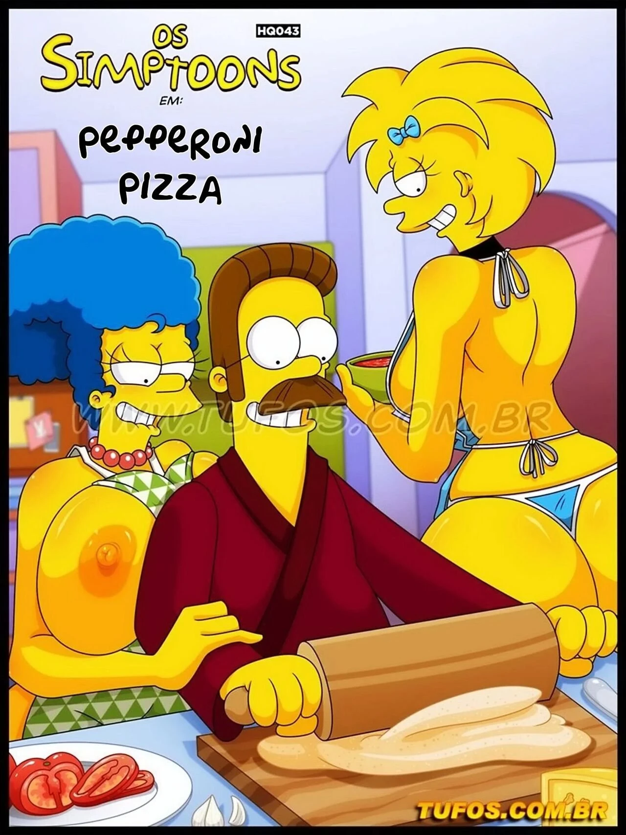 Os Simptoons 43 -Pepperoni Pizza porn comic picture 1