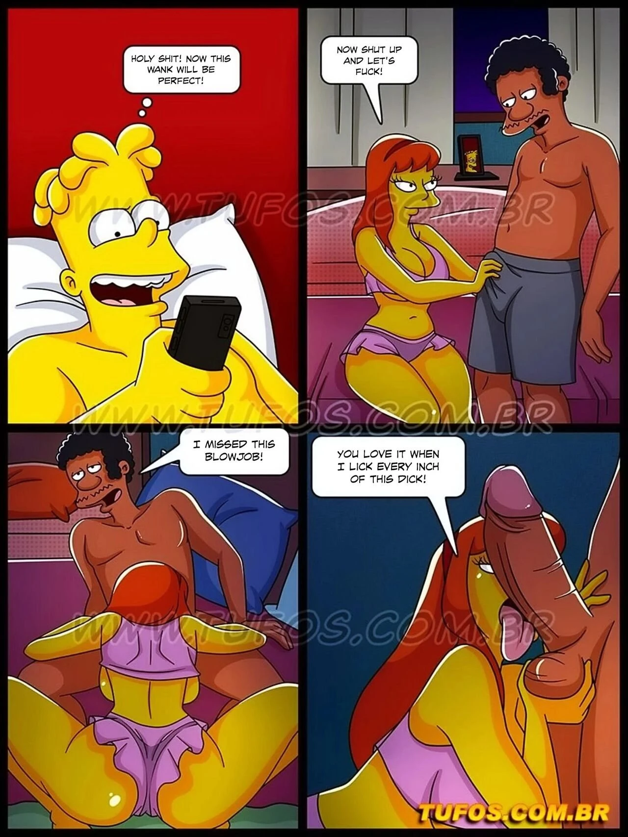 Os Simptoons 47 - Virtual sex or real sex porn comic picture 7
