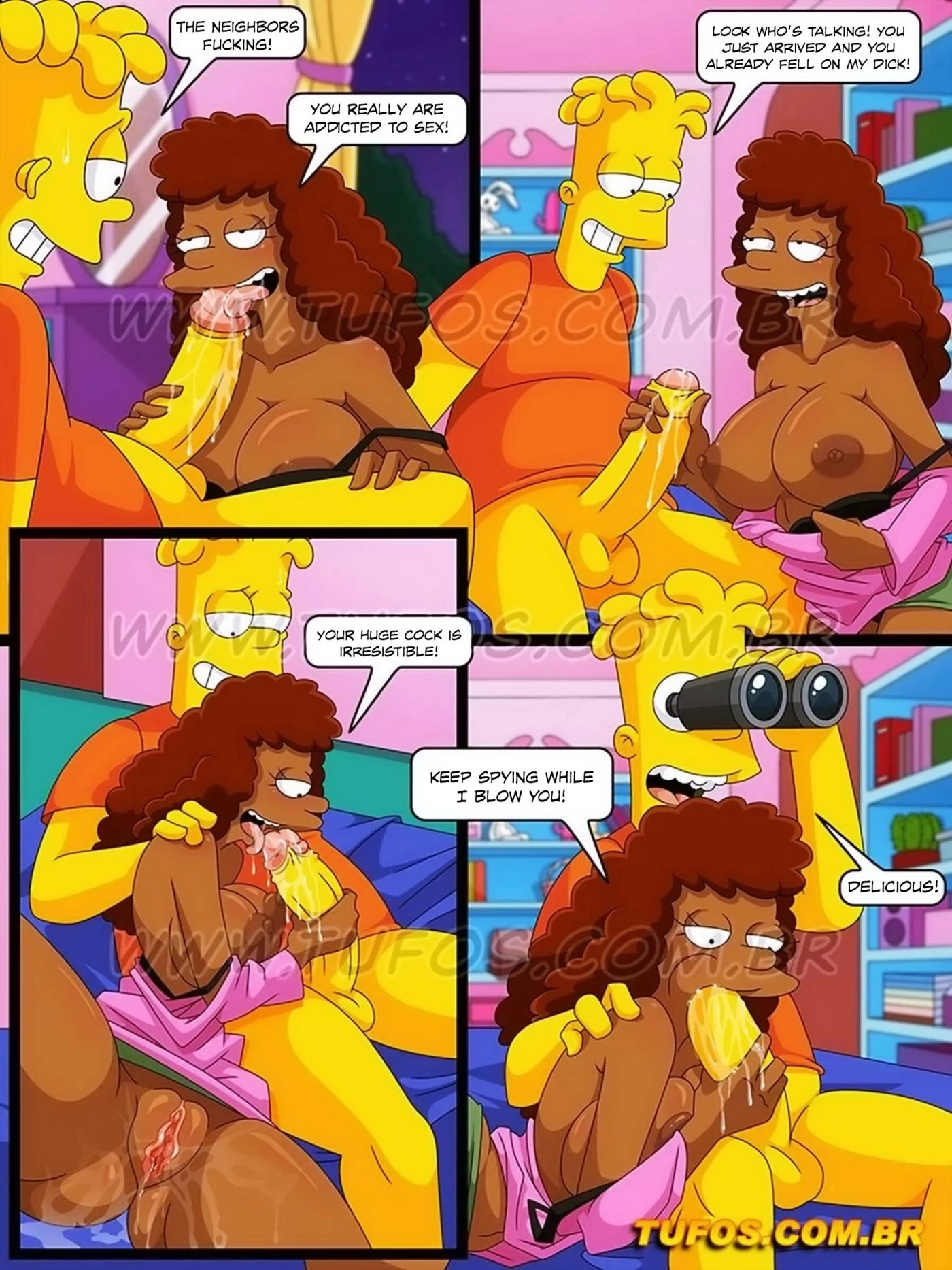 Os Simptoons 48 - The neighbor's lover porn comic picture 5