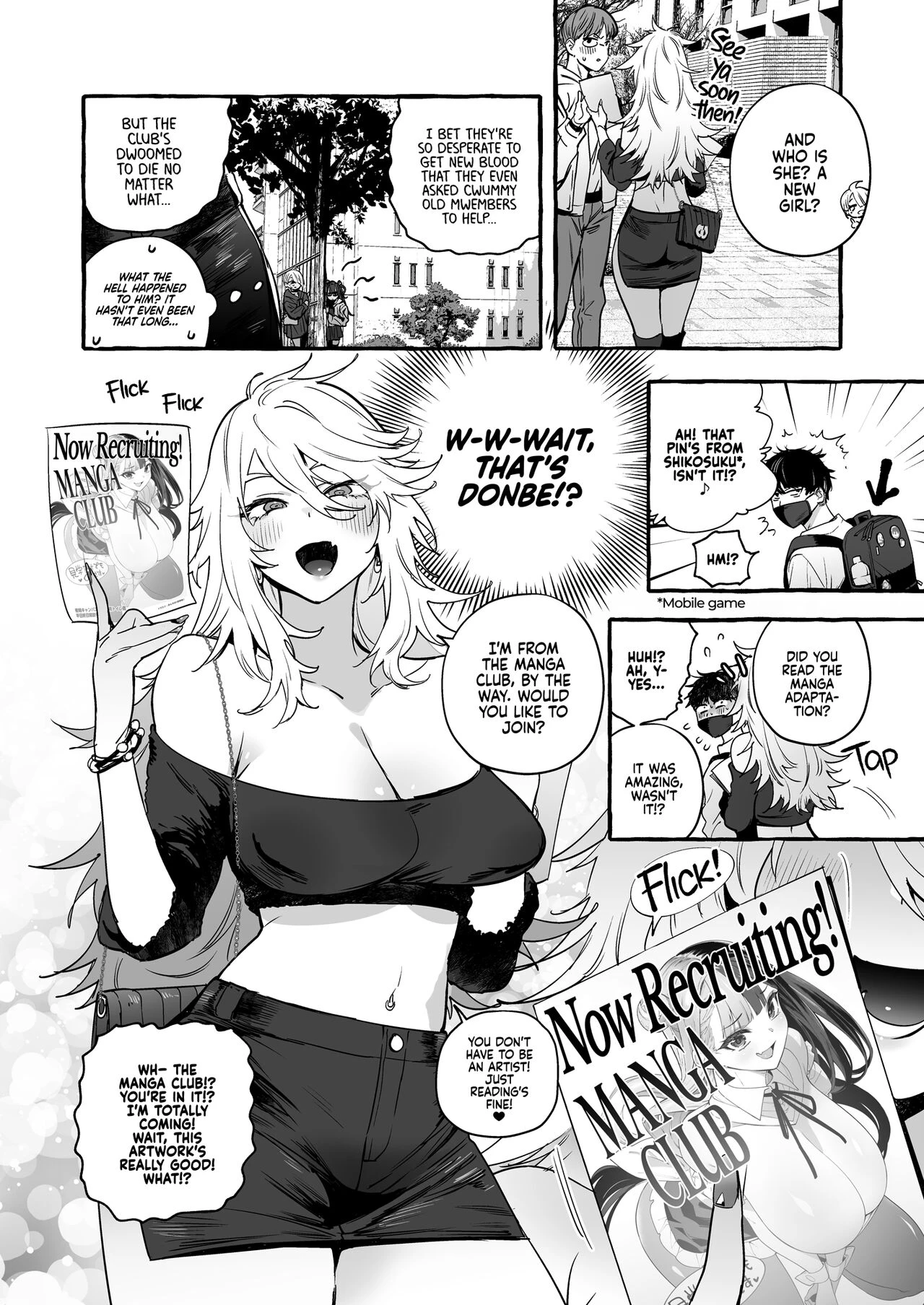 Otaku Gyaru VS Toxic Boy | Wotasa no Gyaru VS Jirai Otoko porn comic picture 12