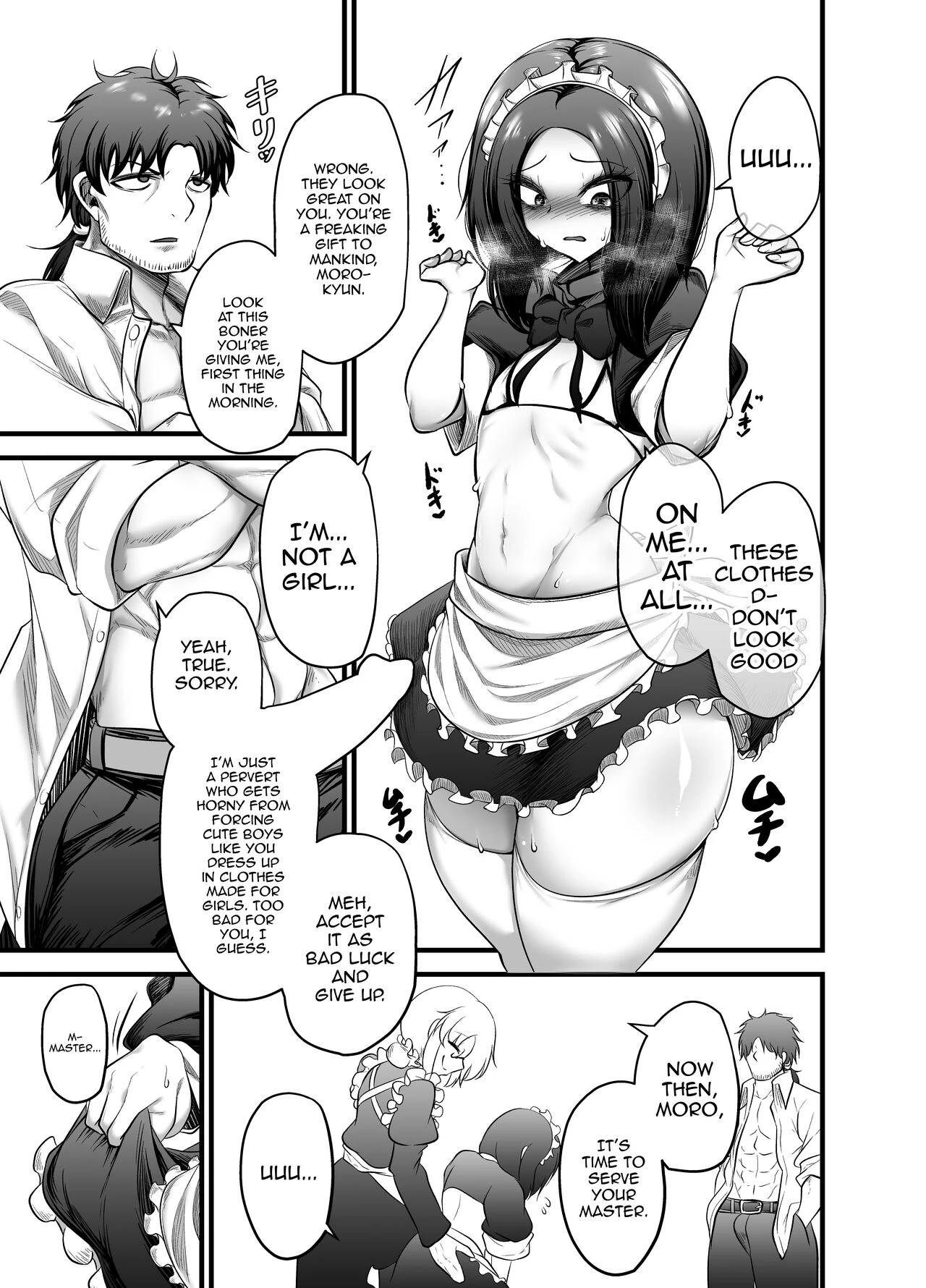 Otokonoko Dorei Maid no Moro porn comic picture 12