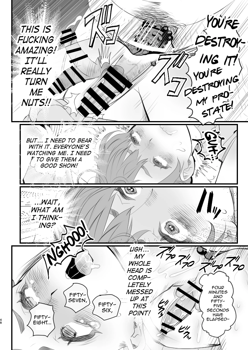 Otokonoko Haishinsha Nagesen ni Noserarete Hamerarechaimashita porn comic picture 48