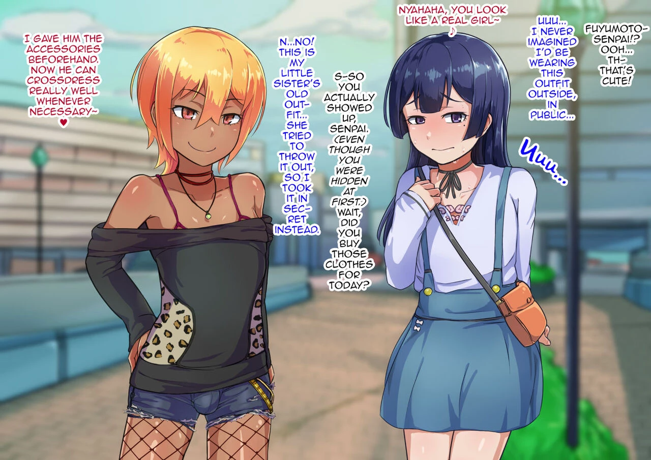 Otokonoko to xx No. 3 ~Kasshoku Inbi na Doukyuusei vs Seijitsu Karin na Seitokaichou~ porn comic picture 115