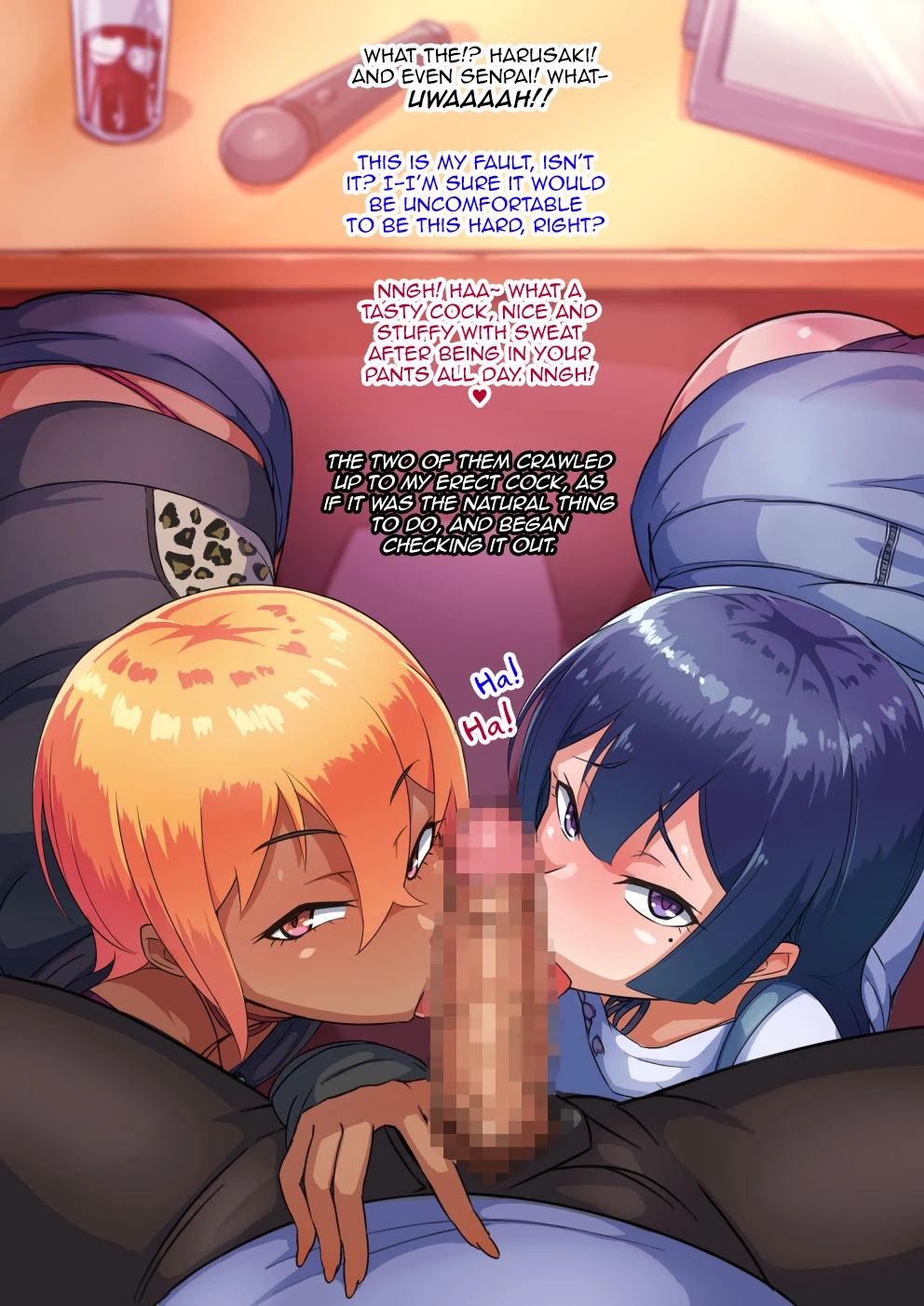 Otokonoko to xx No. 3 ~Kasshoku Inbi na Doukyuusei vs Seijitsu Karin na Seitokaichou~ porn comic picture 121