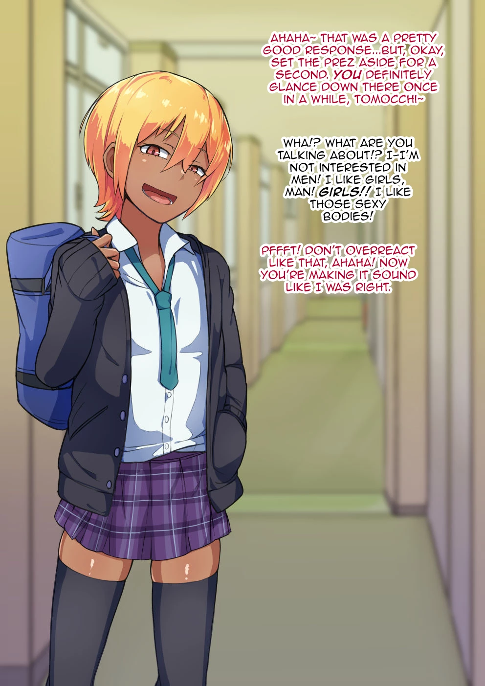 Otokonoko to xx No. 3 ~Kasshoku Inbi na Doukyuusei vs Seijitsu Karin na Seitokaichou~ porn comic picture 15