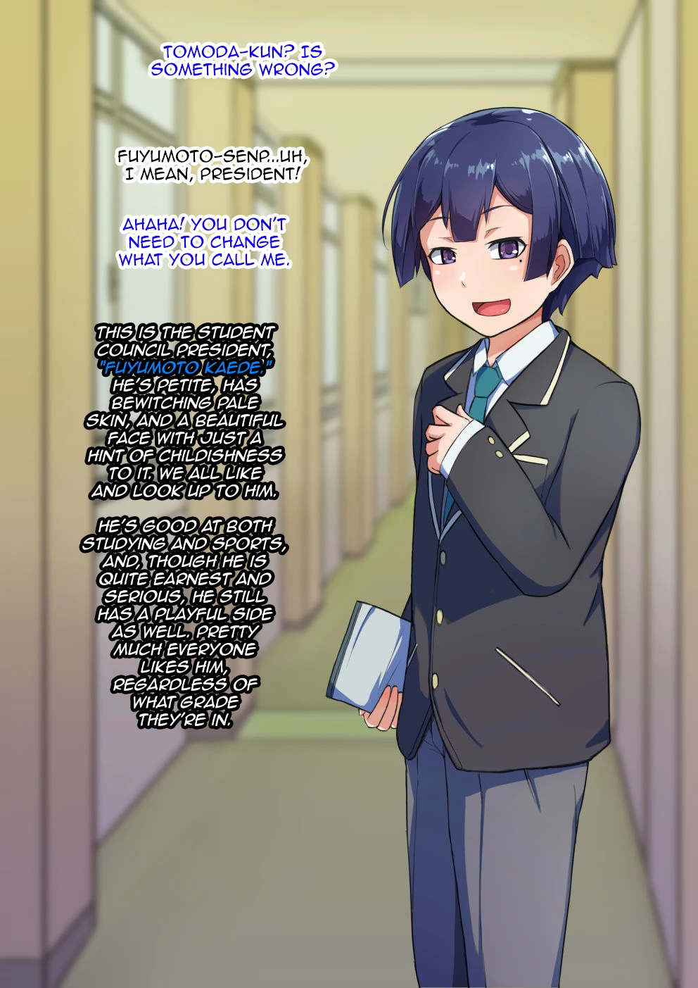 Otokonoko to xx No. 3 ~Kasshoku Inbi na Doukyuusei vs Seijitsu Karin na Seitokaichou~ porn comic picture 3