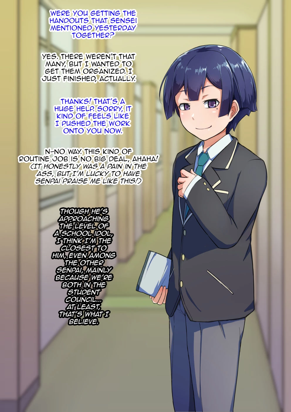 Otokonoko to xx No. 3 ~Kasshoku Inbi na Doukyuusei vs Seijitsu Karin na Seitokaichou~ porn comic picture 4