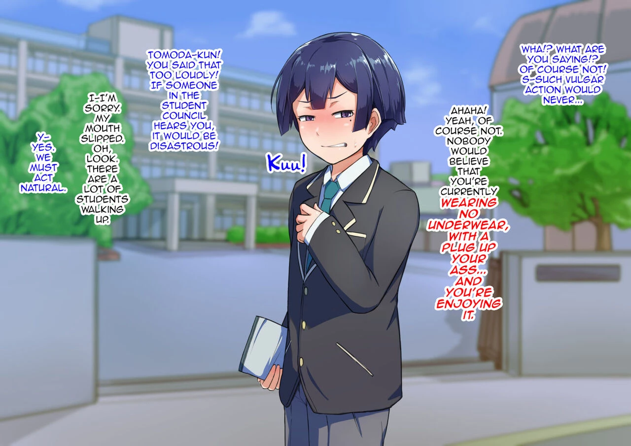 Otokonoko to xx No. 3 ~Kasshoku Inbi na Doukyuusei vs Seijitsu Karin na Seitokaichou~ porn comic picture 74