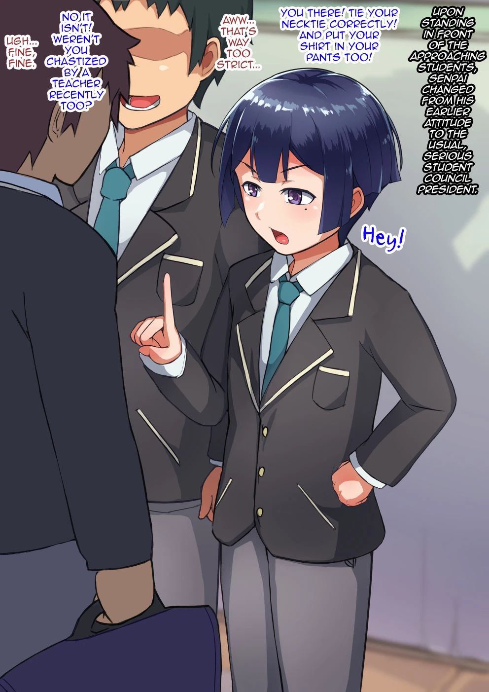 Otokonoko to xx No. 3 ~Kasshoku Inbi na Doukyuusei vs Seijitsu Karin na Seitokaichou~ porn comic picture 75