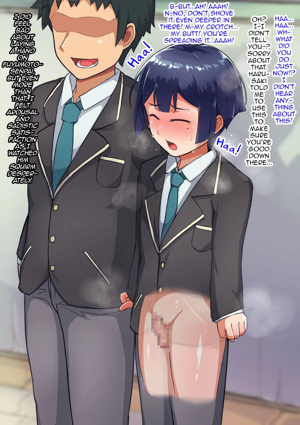 Otokonoko to xx No. 3 ~Kasshoku Inbi na Doukyuusei vs Seijitsu Karin na Seitokaichou~ porn comic picture 77