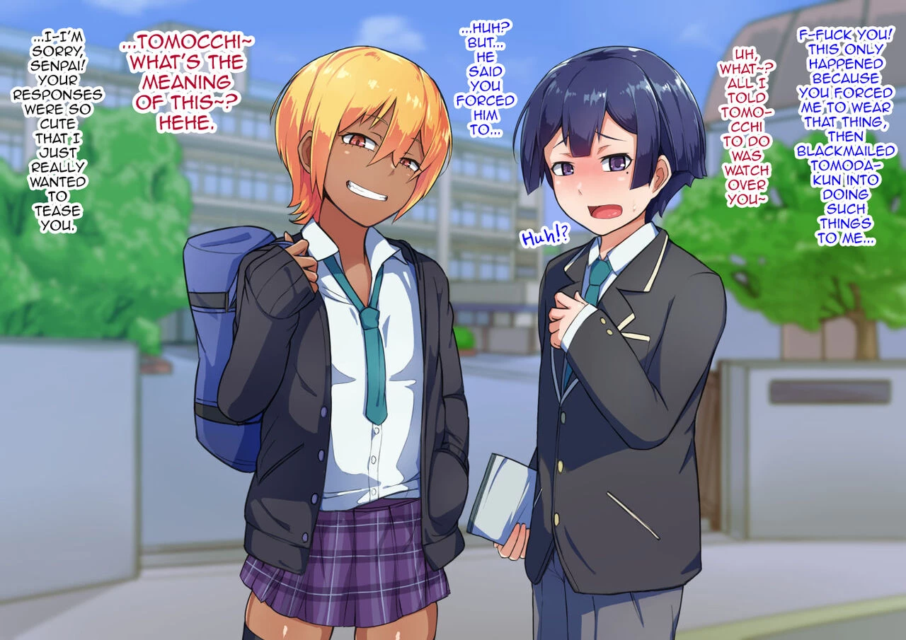 Otokonoko to xx No. 3 ~Kasshoku Inbi na Doukyuusei vs Seijitsu Karin na Seitokaichou~ porn comic picture 83