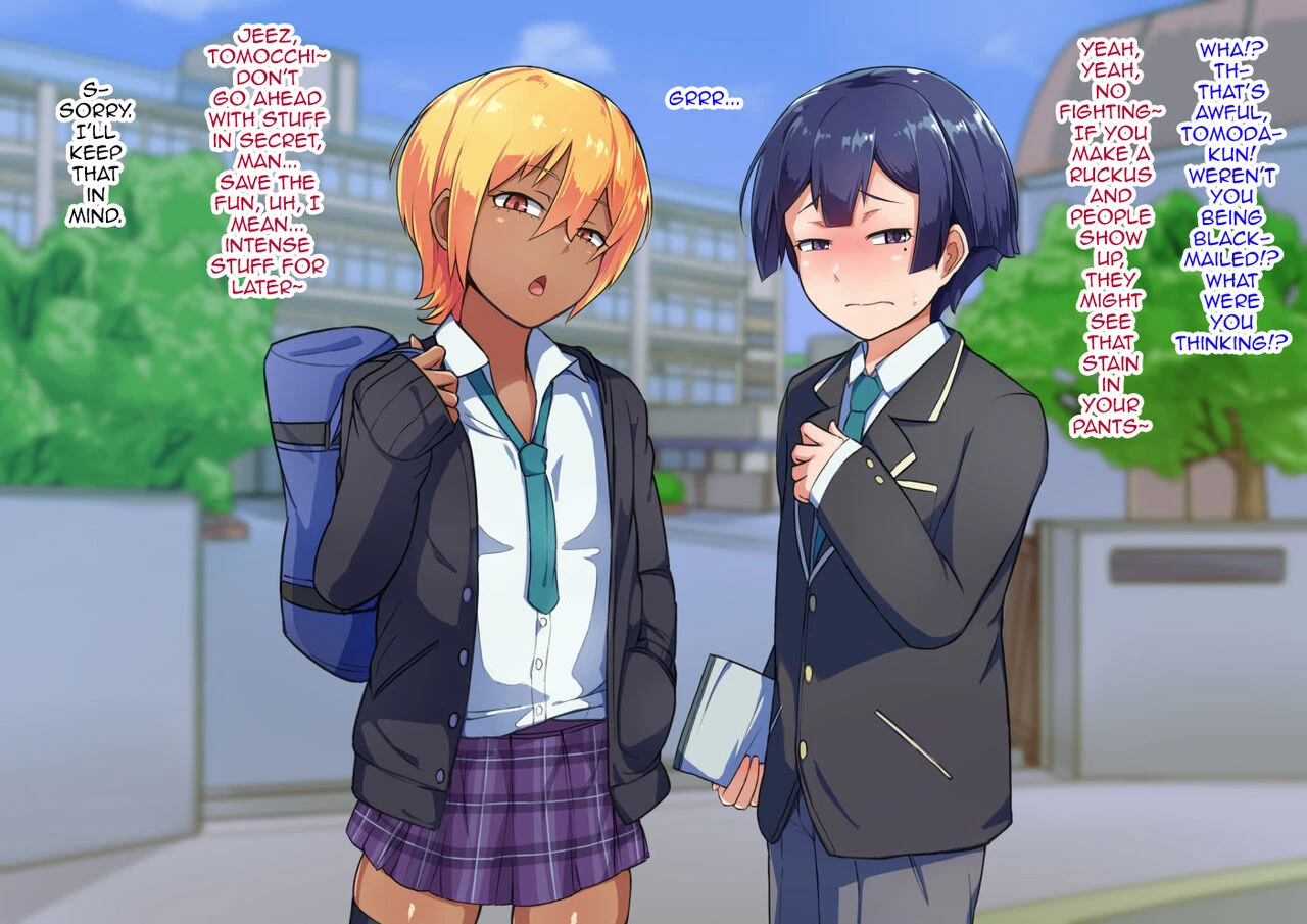 Otokonoko to xx No. 3 ~Kasshoku Inbi na Doukyuusei vs Seijitsu Karin na Seitokaichou~ porn comic picture 84