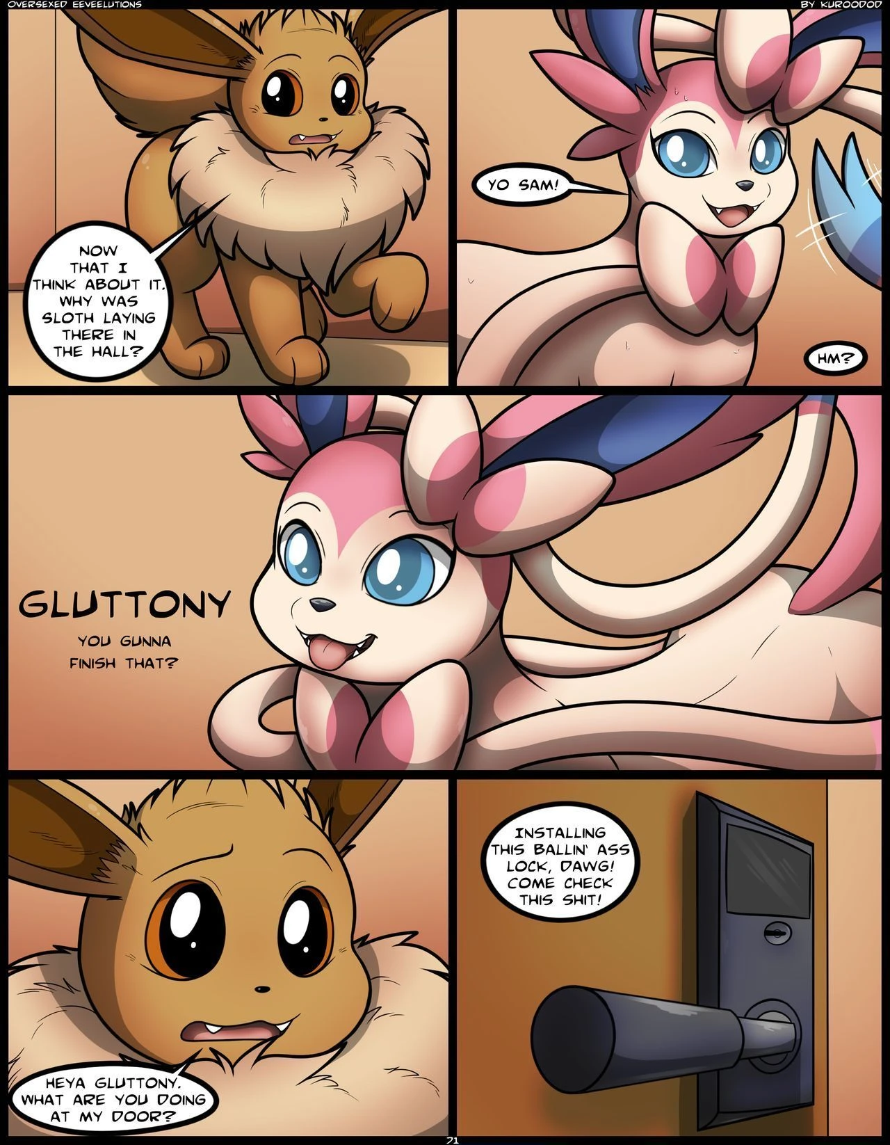Oversexed Eeveelutions Vol.2 porn comic picture 20