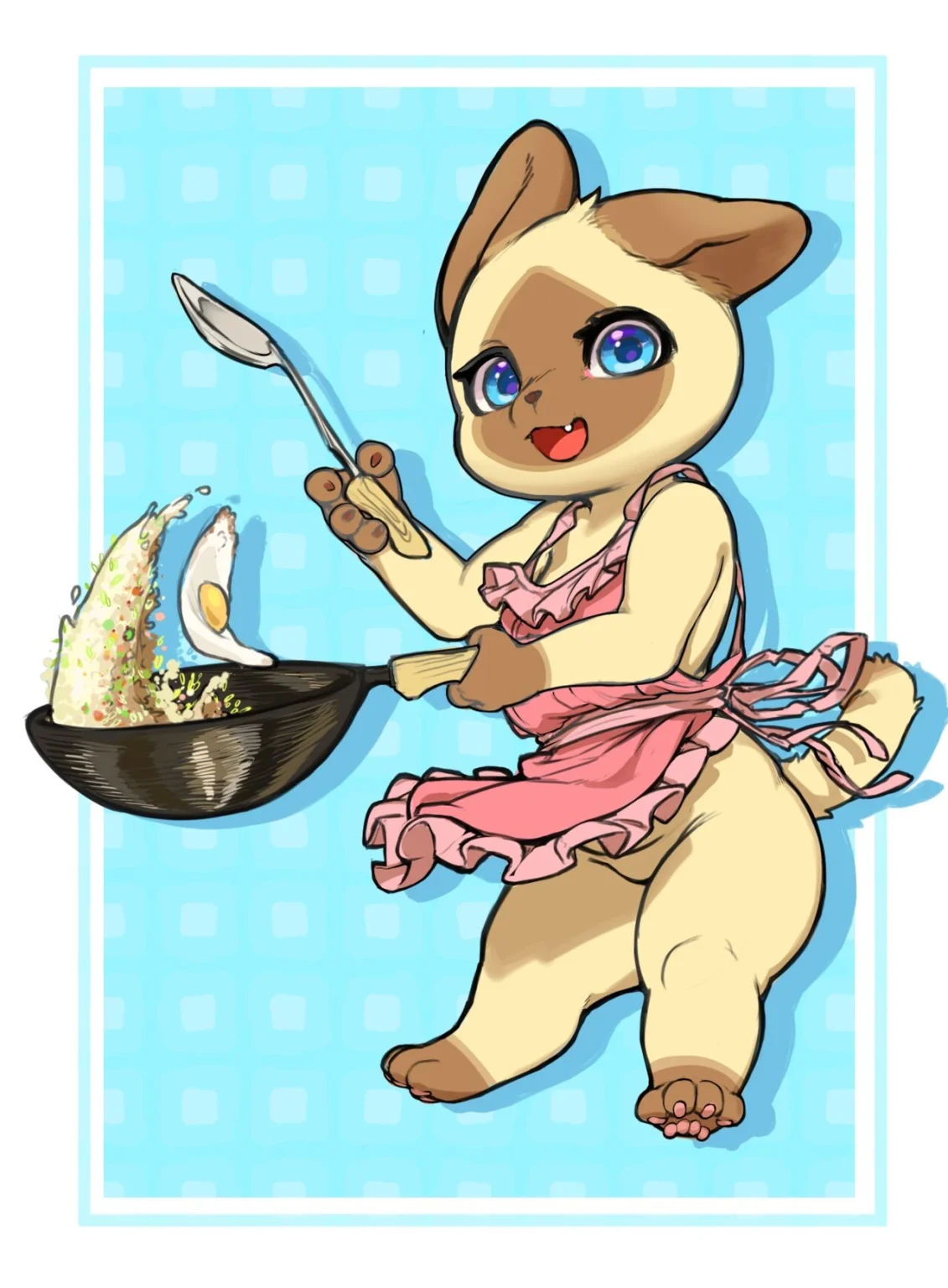 Palico Wife porn comic picture 1